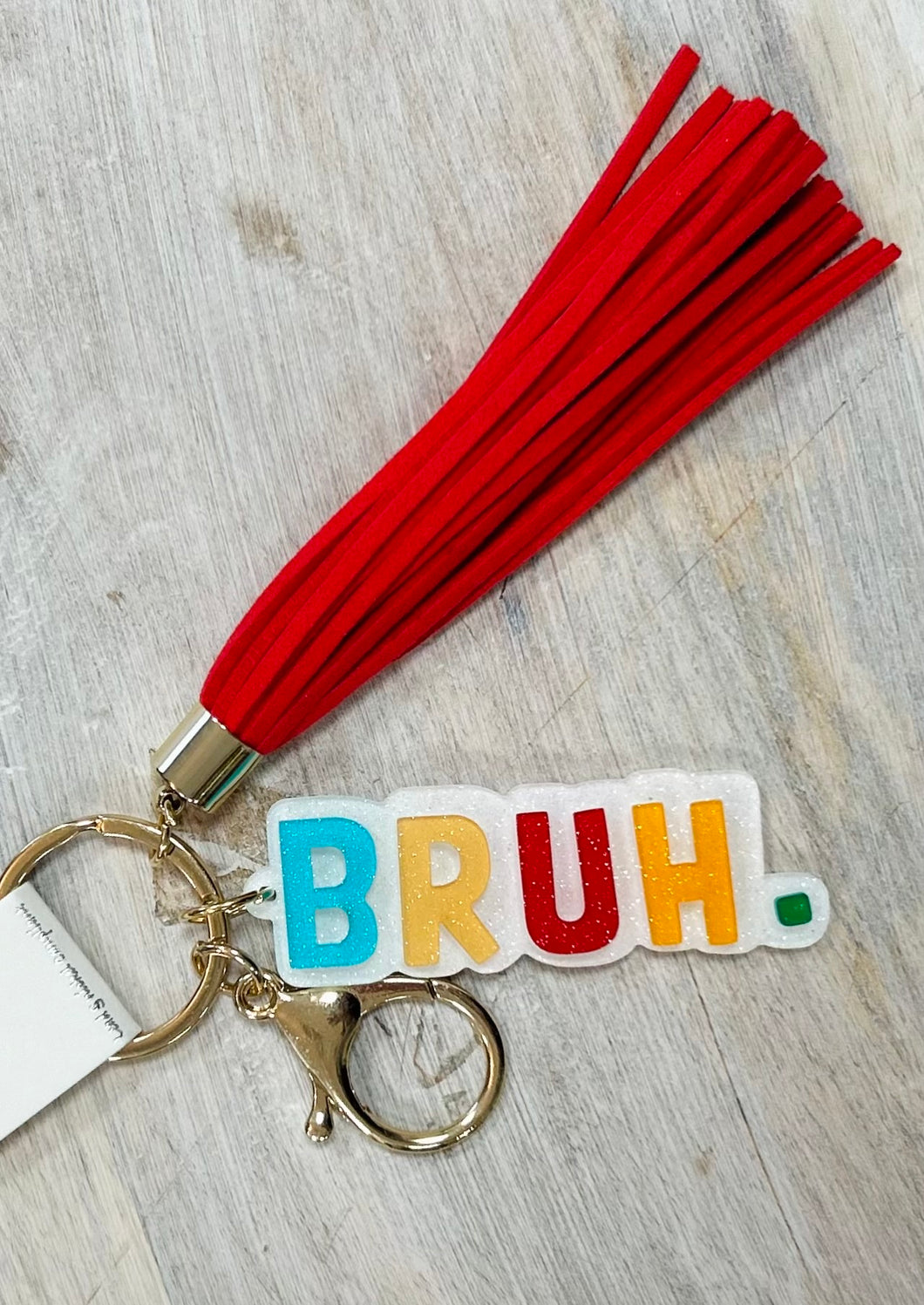 bruh keychain