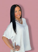 Load image into Gallery viewer, airflow v-neck top, white
