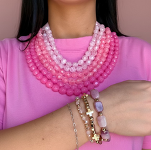 Load image into Gallery viewer, zenana round neck midi dress, candy pink
