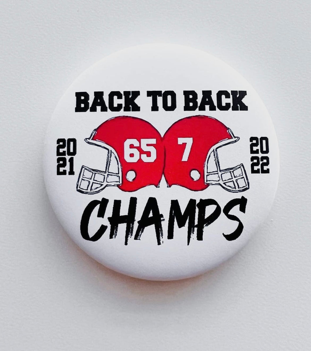 back to back gameday button