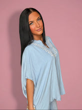 Load image into Gallery viewer, blue skies linen top
