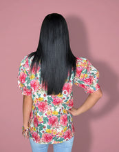 Load image into Gallery viewer, coral bloom puff sleeve
