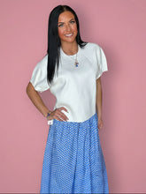 Load image into Gallery viewer, the polished puff sweater, ivory
