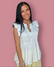 Load image into Gallery viewer, the fresh start top, white
