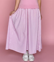 Load image into Gallery viewer, pink picnic maxi skirt
