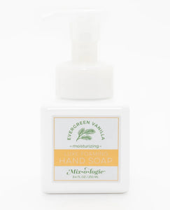 evergreen vanilla foaming hand soap | mixologie