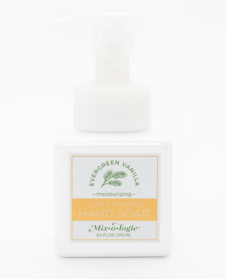 evergreen vanilla foaming hand soap | mixologie