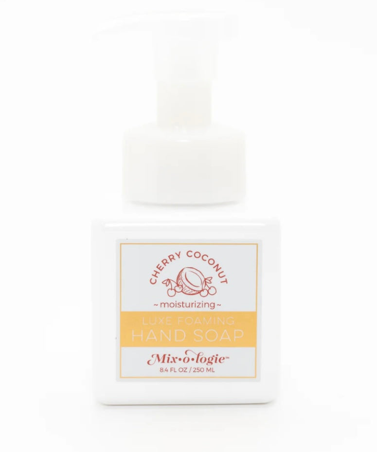 cherry coconut luxe foaming hand soap | mixologie