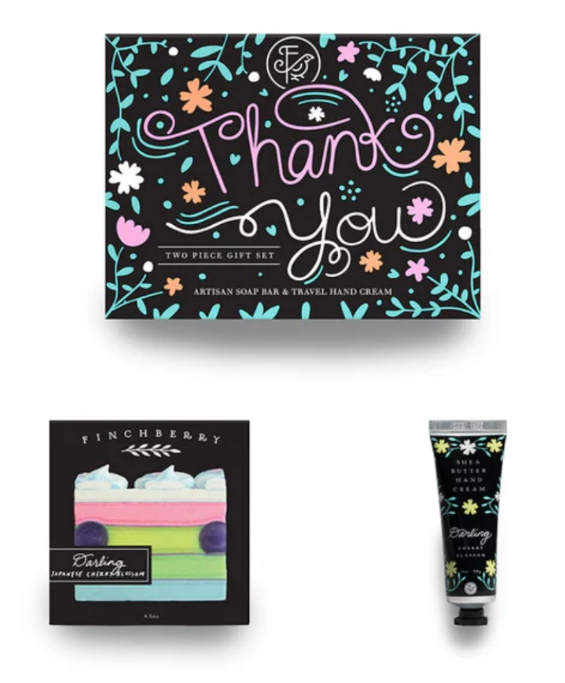 thank you two piece gift set | finchberry