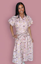 Load image into Gallery viewer, blush in bloom midi dress
