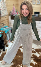 Load image into Gallery viewer, winter karli boho overalls, two-tone olive | blakeley
