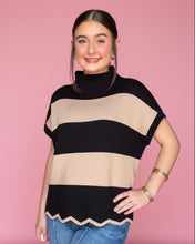 Load image into Gallery viewer, the coffee date scalloped sweater
