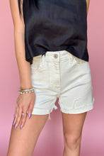 Load image into Gallery viewer, cuffed white denim shorts | zenana
