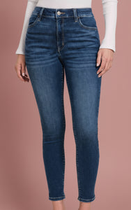 high waist skinny jean | zenana