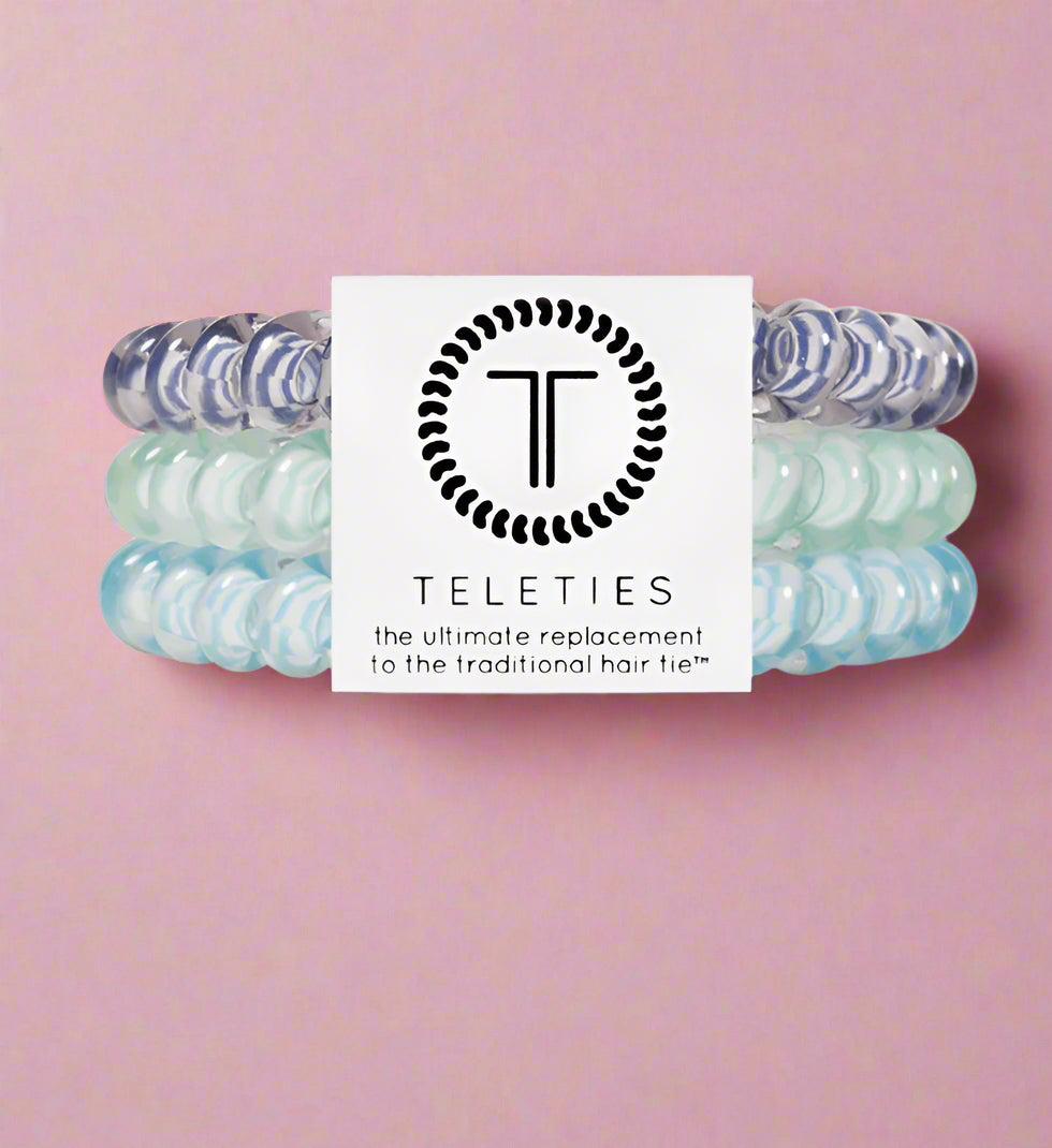 totally turquoise small hair ties | teleties