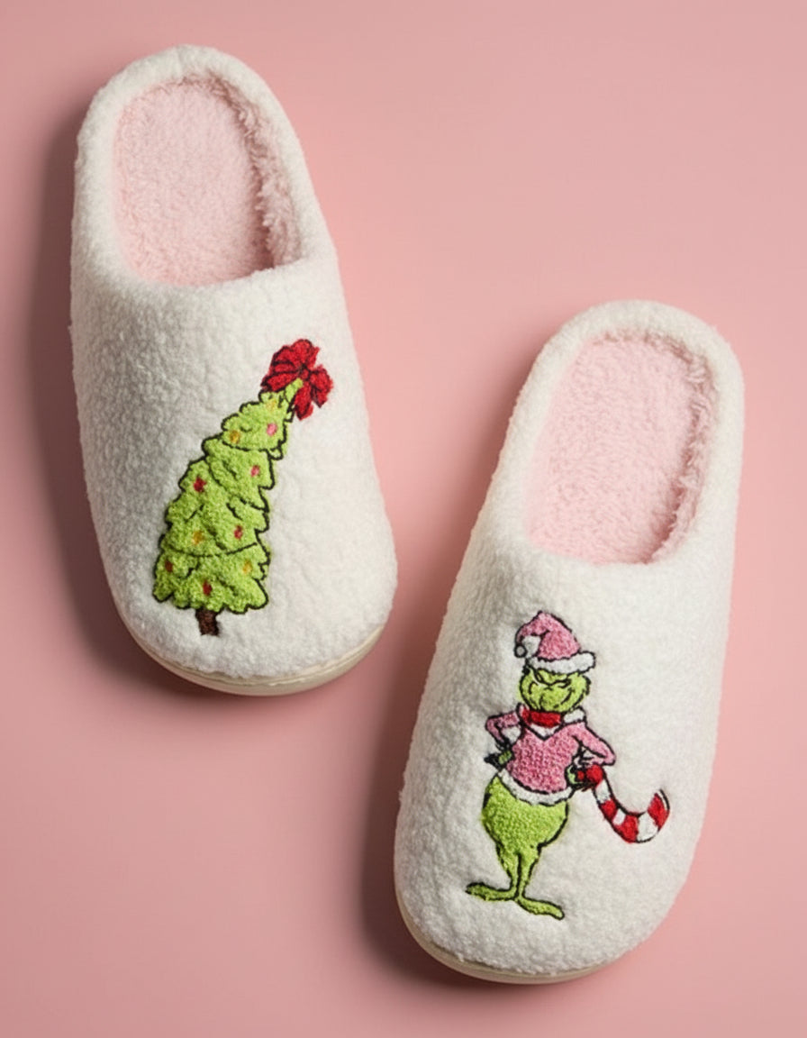 grinch slippers