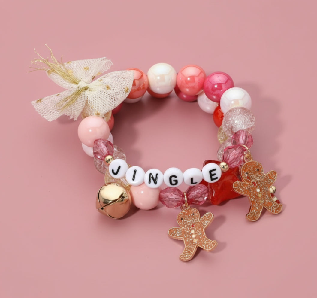 jingle gingerbread bracelet set