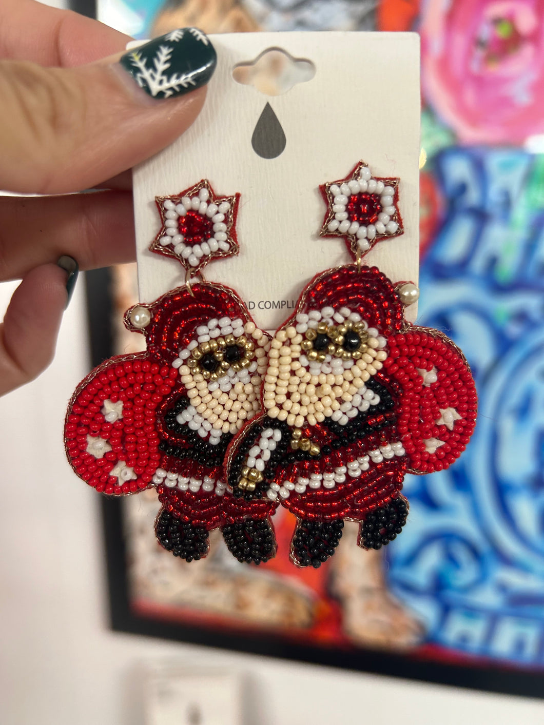 cool Santa seed bead