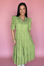 Load image into Gallery viewer, matcha moment midi dress
