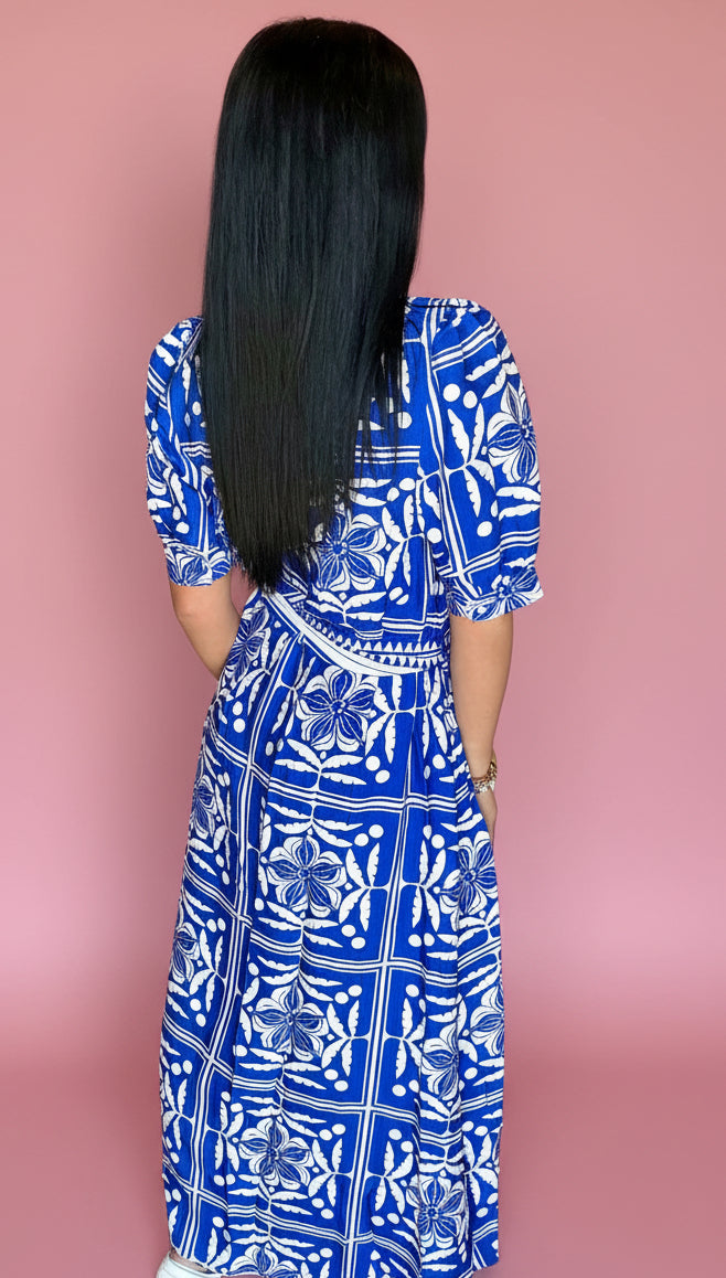 cobalt coast maxi dress – The Bleu Belle