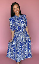 Load image into Gallery viewer, cobalt coast maxi dress
