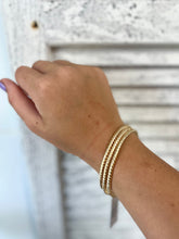 Load image into Gallery viewer, textured bracelet set | goldtone
