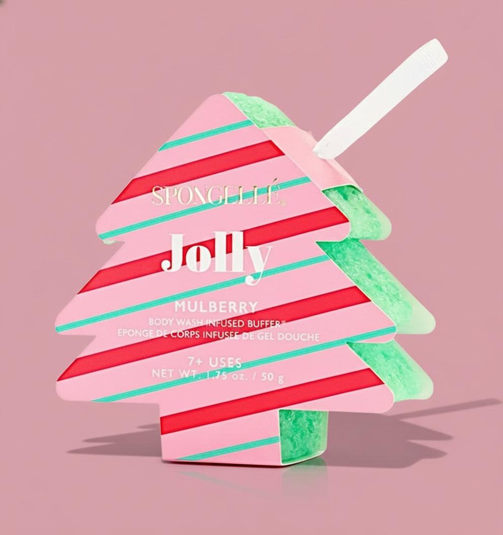 tree ornament buffer, jolly | spongelle
