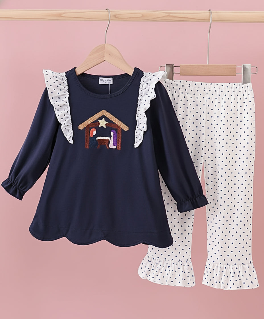 nativity ruffle set