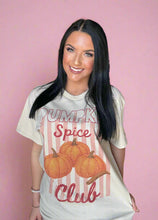Load image into Gallery viewer, pumpkin spice club graphic tee
