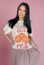 Load image into Gallery viewer, pumpkin spice club graphic tee
