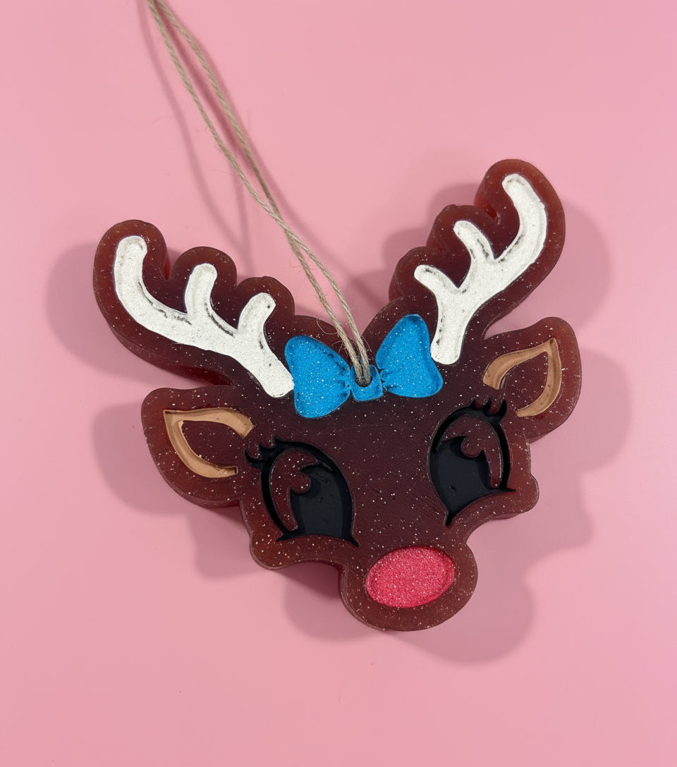 rudolph car freshie