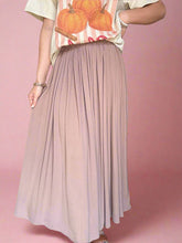 Load image into Gallery viewer, smocked band pleated maxi, mocha
