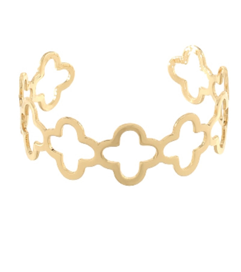 clover cuff bracelet