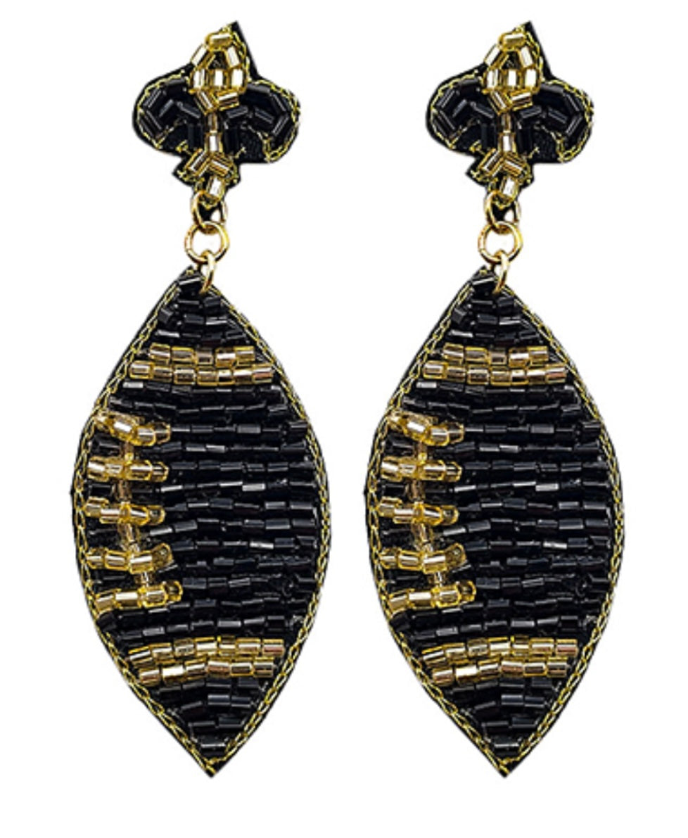 seed beed football, black + gold