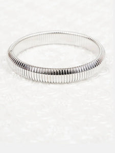 silvertone bangle