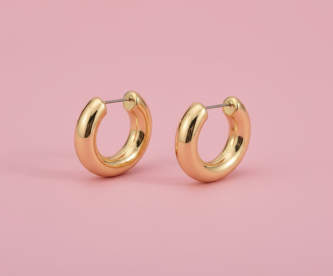 small gold hoops