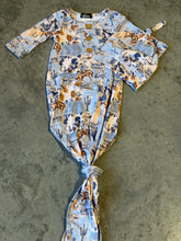 Load image into Gallery viewer, wanted cowboy knotted baby gown
