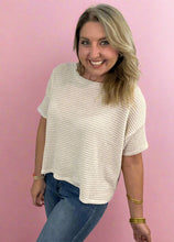 Load image into Gallery viewer, lightweight jacquard sweater, sand beige
