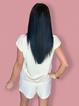 Load image into Gallery viewer, easy living mock neck tank, vanilla cream
