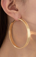 Load image into Gallery viewer, large textured hoops
