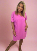 Load image into Gallery viewer, airflow pocket dress, bright mauve
