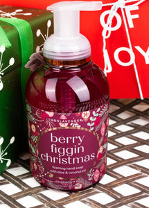 berry figgin Christmas foaming hand soap