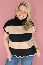 Load image into Gallery viewer, the coffee date scalloped sweater
