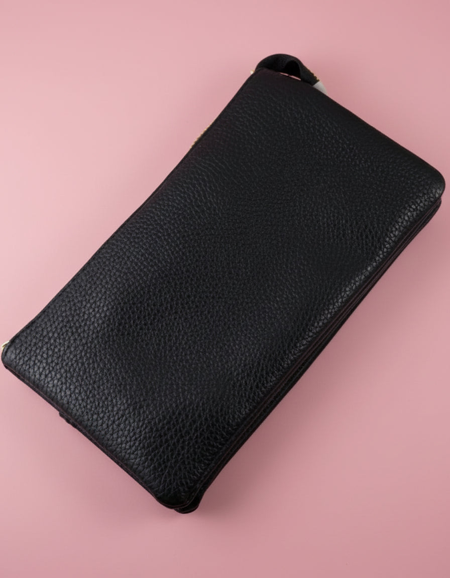 liz crossbody bag, black | caroline hill