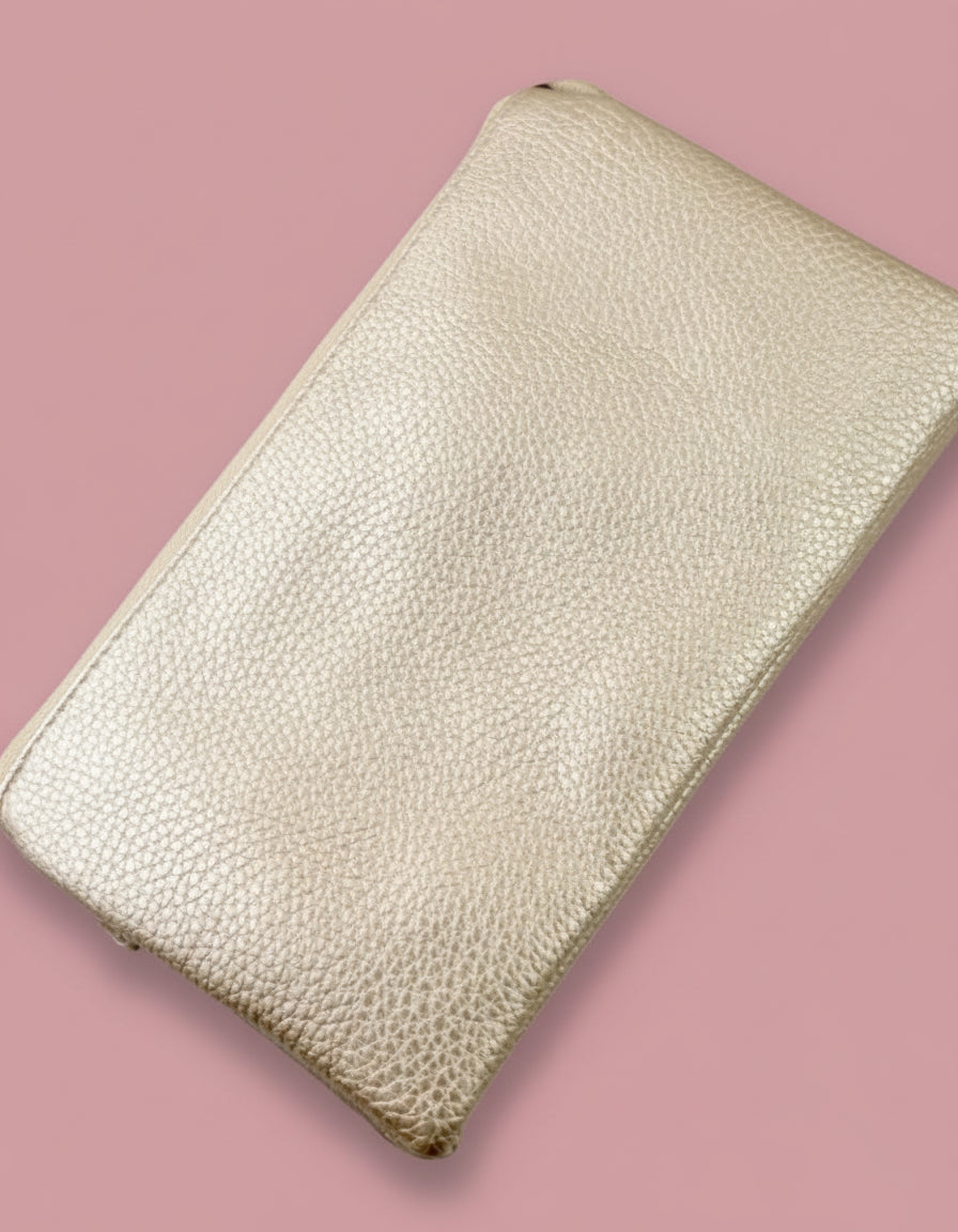 liz crossbody bag, gold | caroline hill