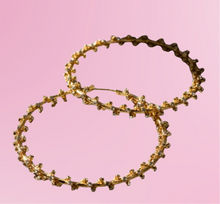 Load image into Gallery viewer, large rhinestone hoops
