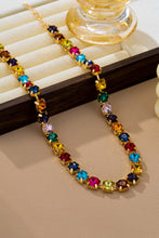 Load image into Gallery viewer, tennis necklace, jewel tone multi
