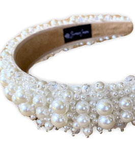 cluster pearl headband {brianna cannon}