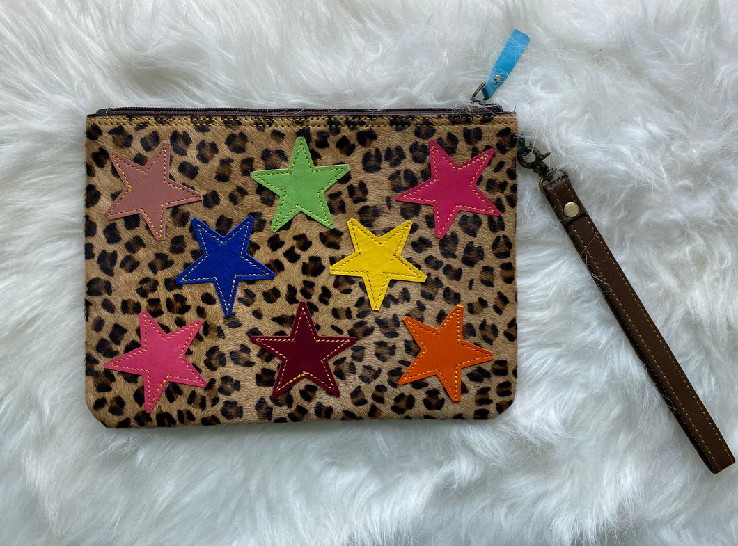 leather stars wristlet, style 1 | folklore couture