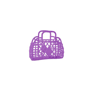 retro basket jelly bag (mini), purple | sun jellies